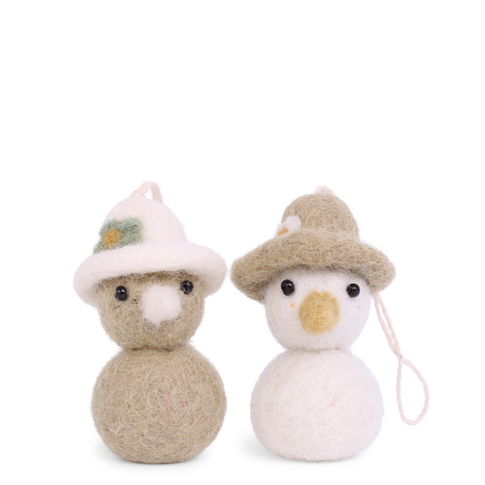 Gry & Sif Chicken with Hat Green 2pk