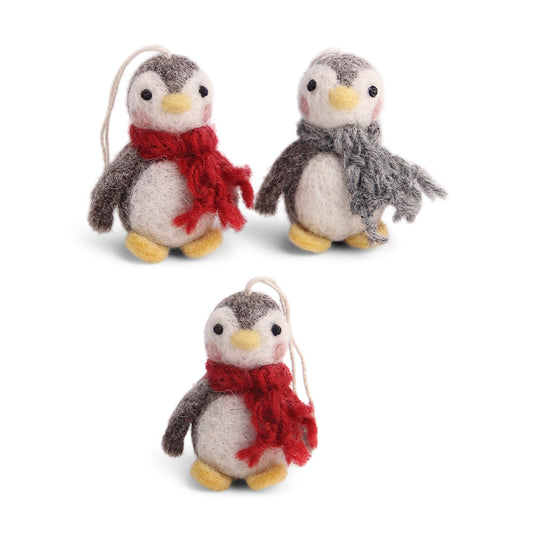 Gry & Sif Baby Penguin Classic Decoration 3pk