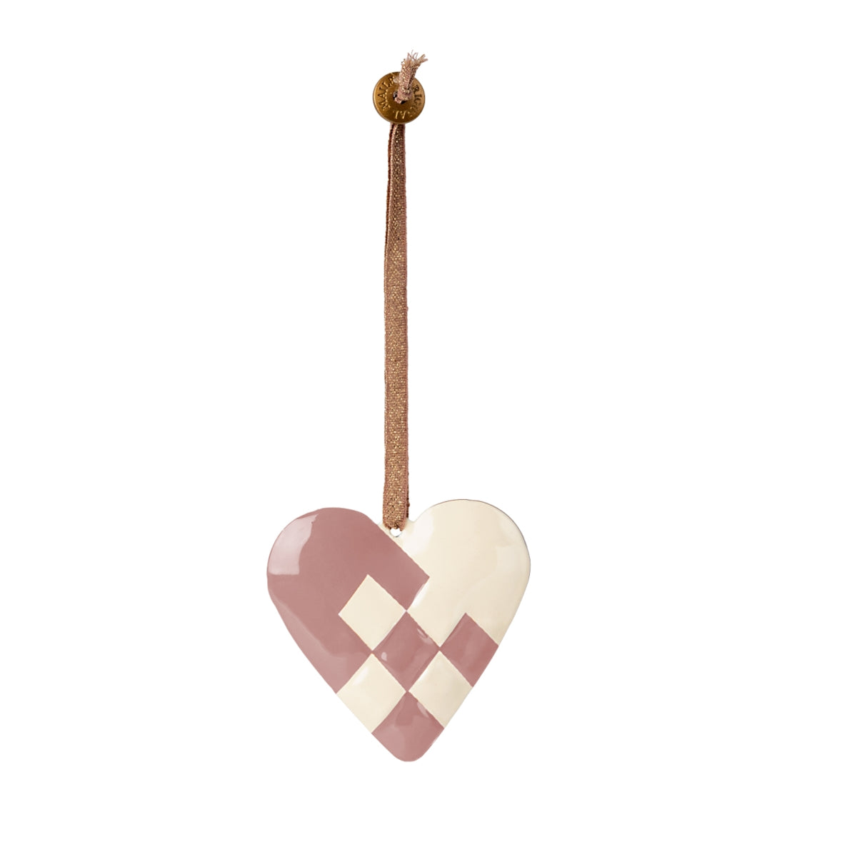Maileg Metal Ornament Heart lilac