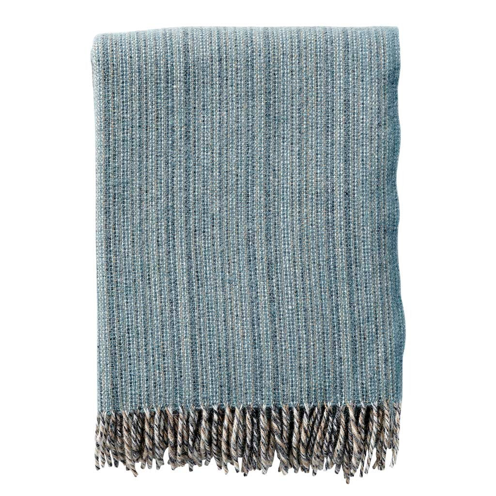 Klippan Bjork Wool Blanket Lead Grey