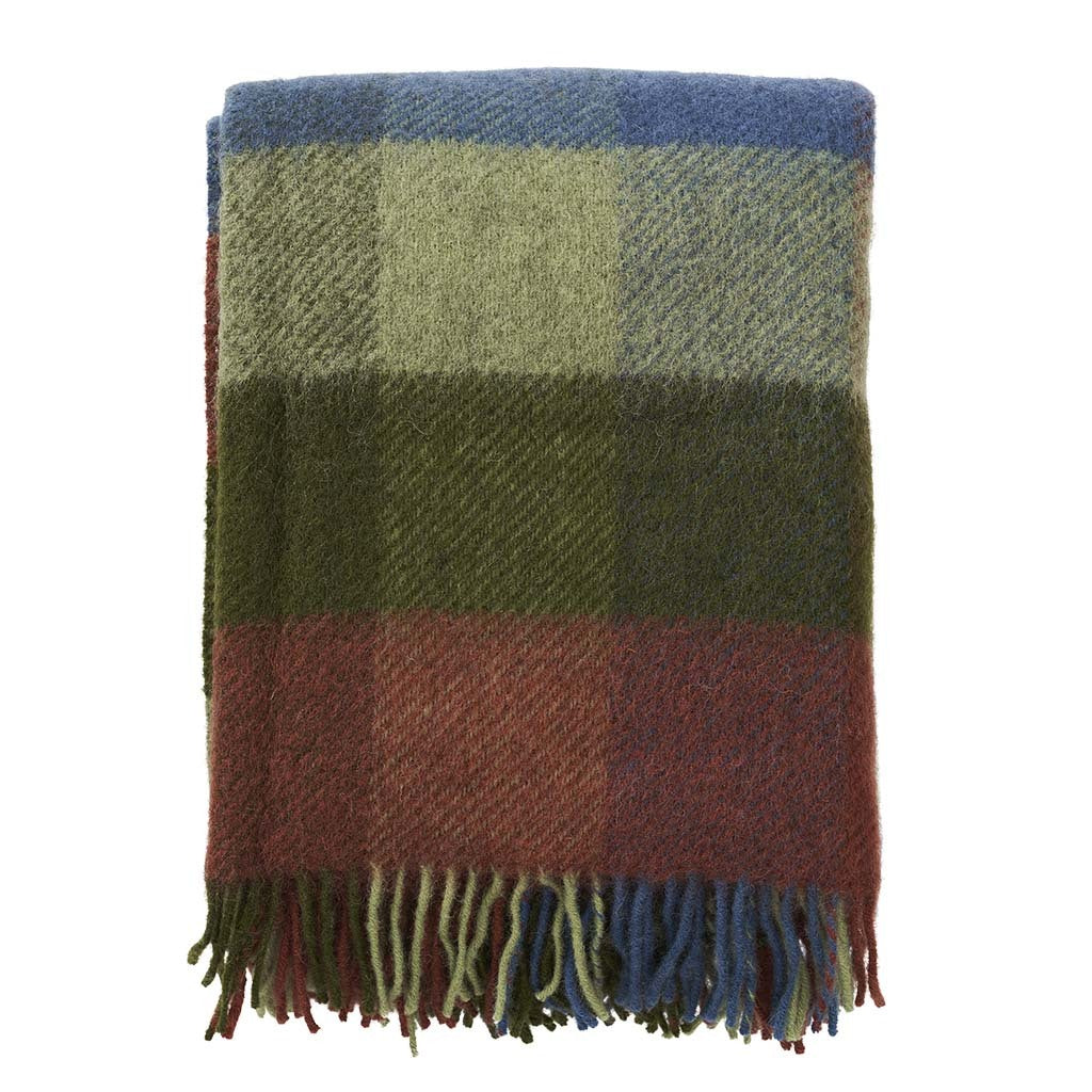 Gotland Wool Blanket Multi