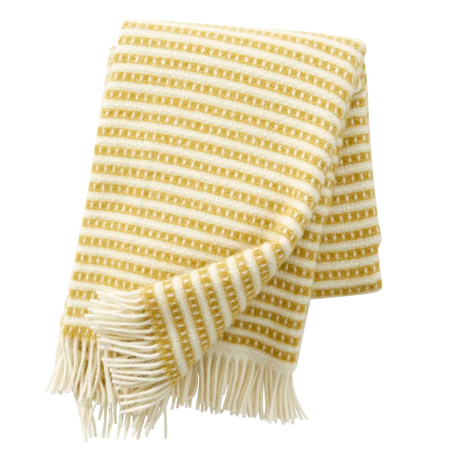 Klippan Olle Organic Wool Blanket Saffron