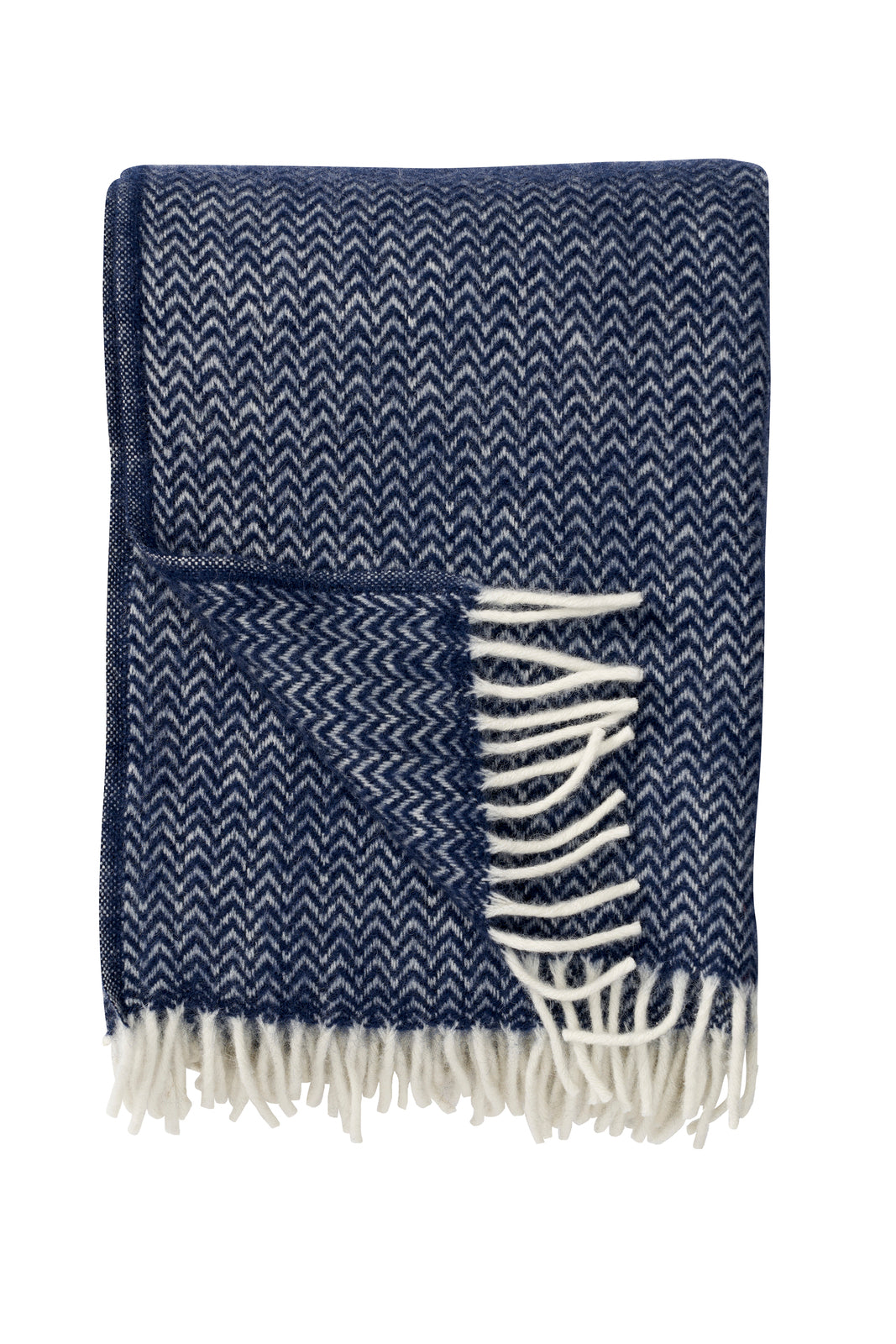 Klippan-chevron-blanketGrey