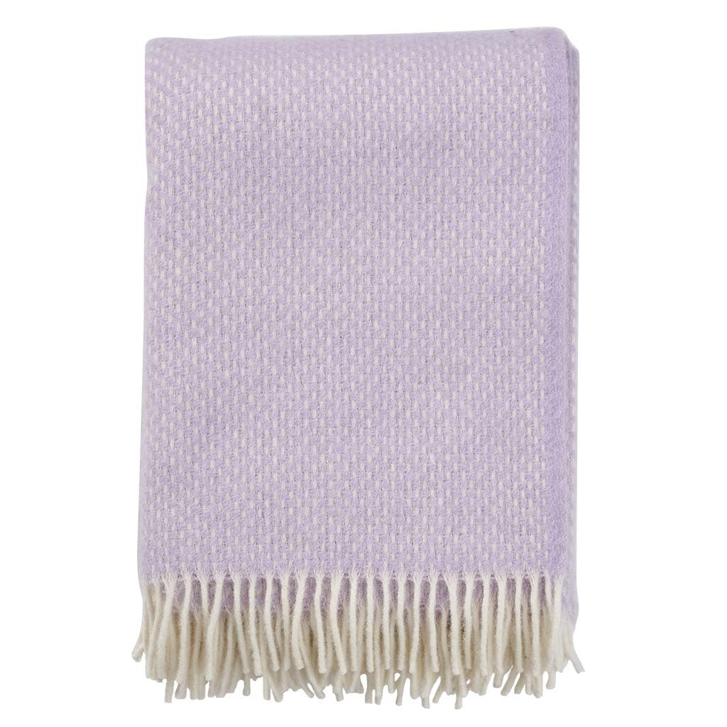 Klippan Preppy Wool Blanket Lilac