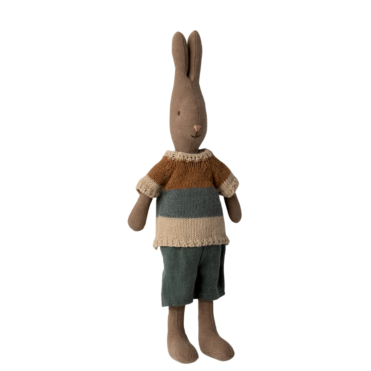 maileg-rabbit-size-2-brown-shirt-and-shorts