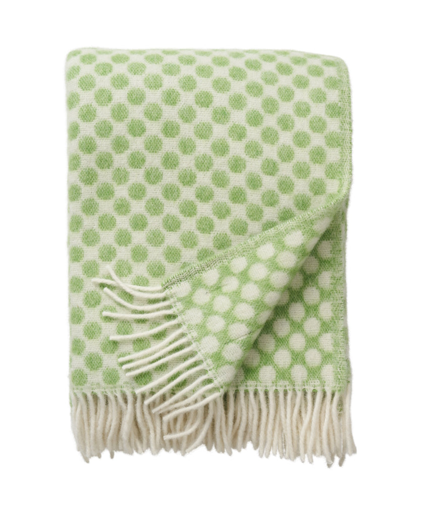 Klippan-gotland-dots-wool-blanketBlue