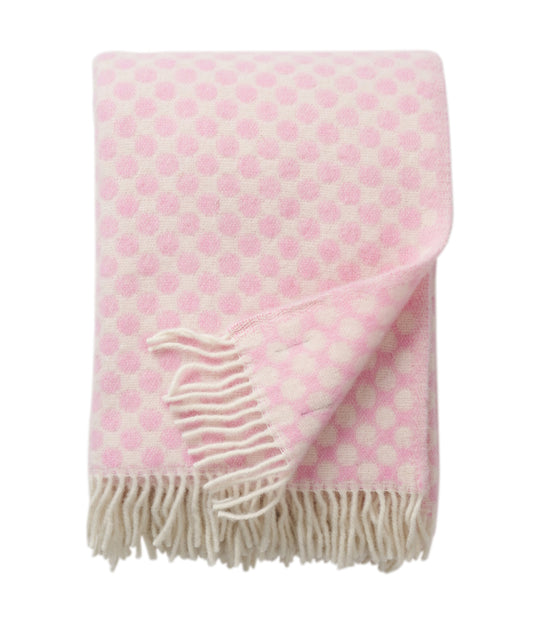 Klippan-gotland-dots-wool-blanketBlack