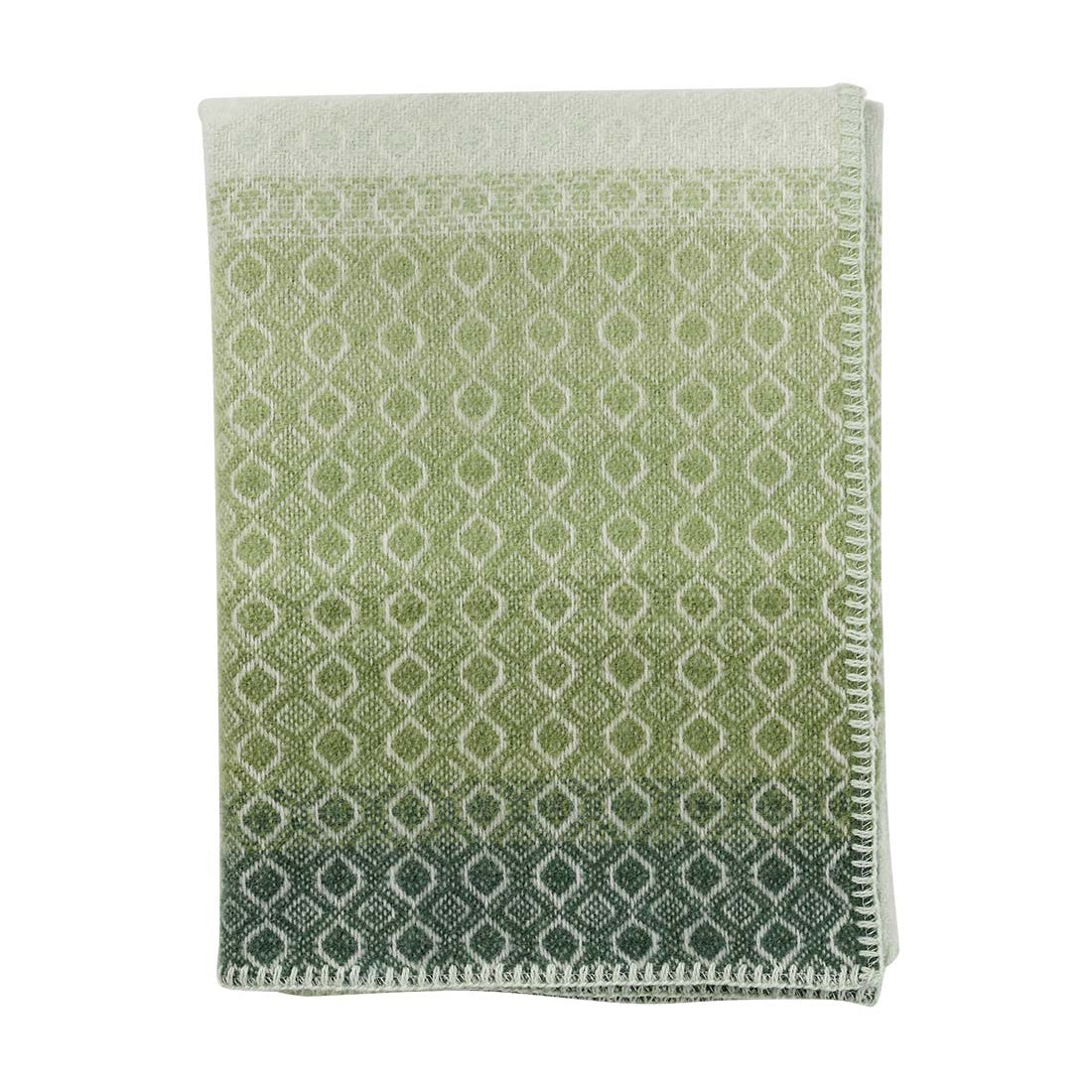 Klippan Havanna Midi Wool Throw Green