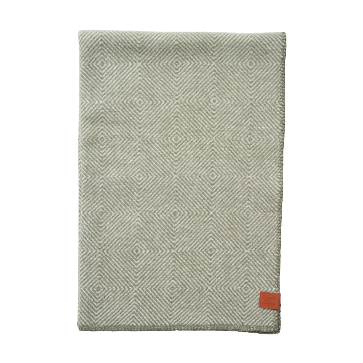 Klippan Gooseye Midi Wool Throw Green
