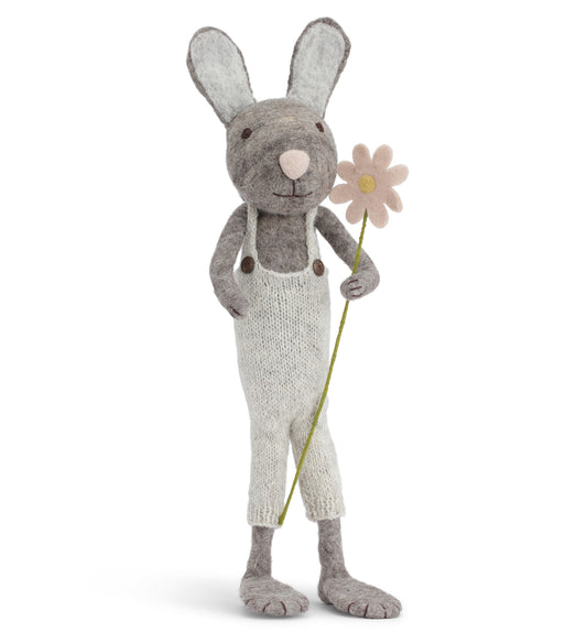 Gry & Sif Bunny XL Grey pants & flower