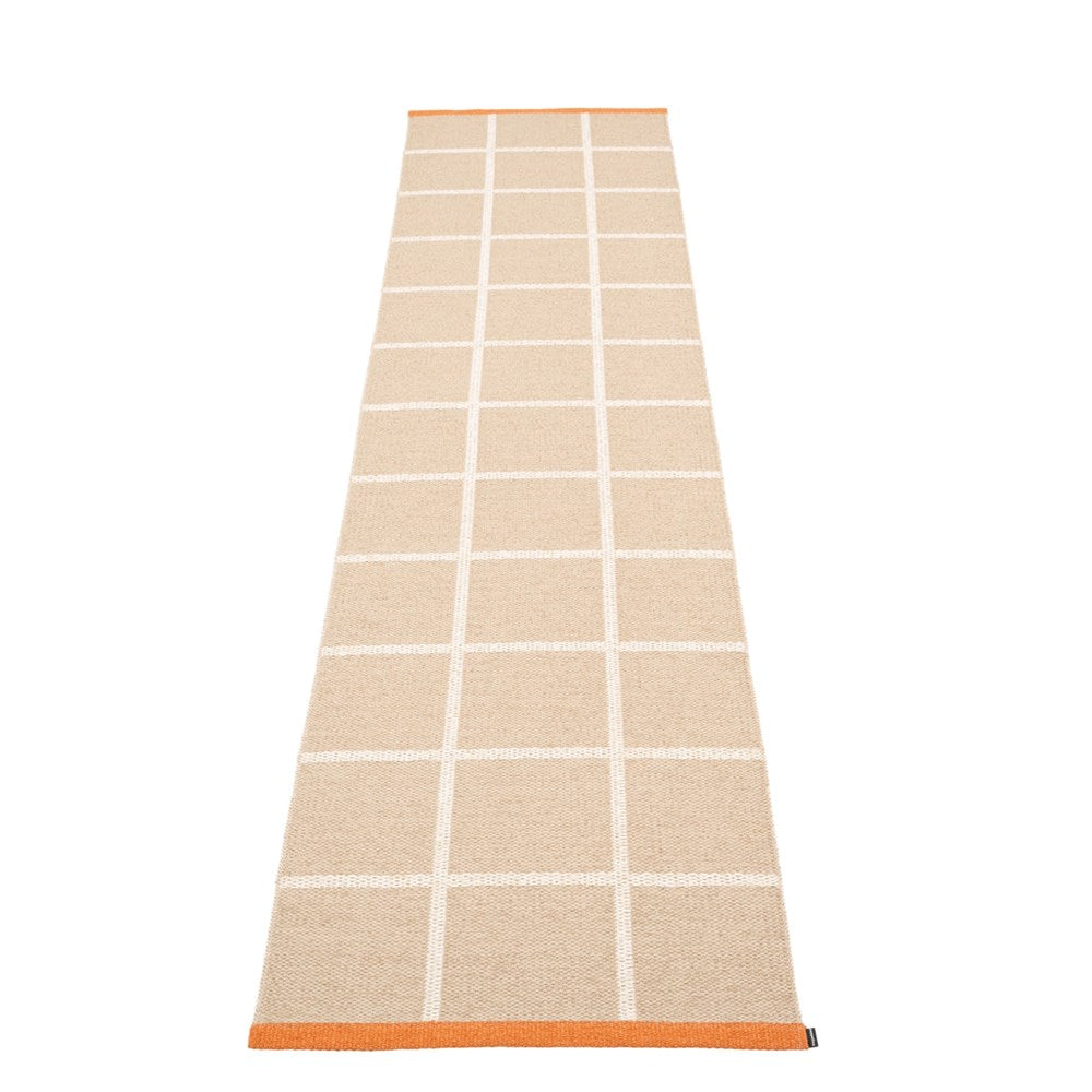 Pappelina Rug Criss Beige 70x300
