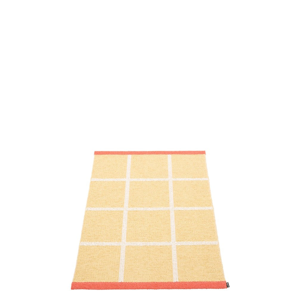 Pappelina Rug Criss Pop 70x100 Pale Yellow