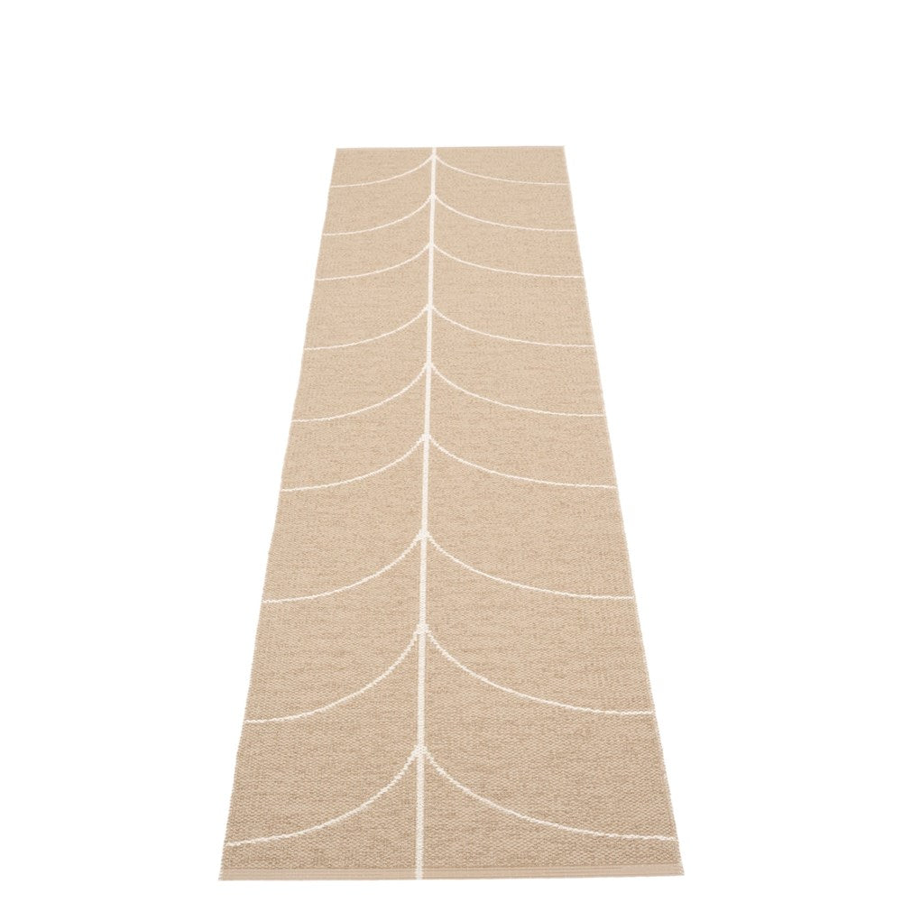 Pappelina Rug Leif Light Nougat 70x270