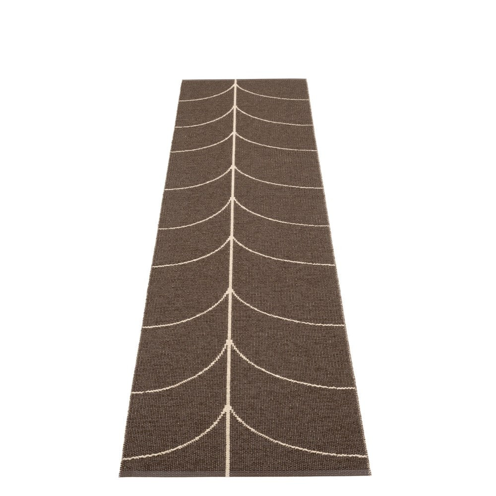 Pappelina Rug Leif Dark Brown