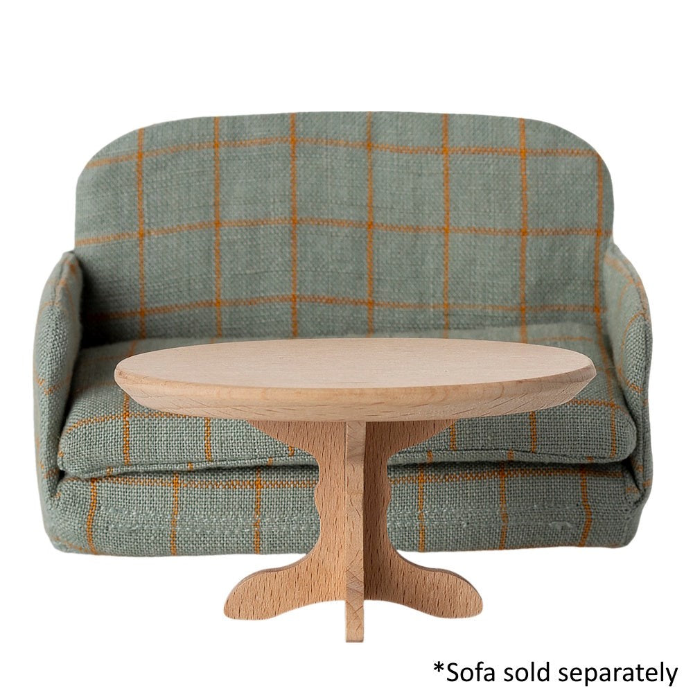 Maileg Oval Coffee Table Mouse Nature