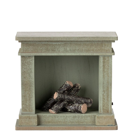 Maileg Fireplace Miniature Dusty Green