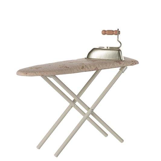 Maileg Iron And Ironing Board Miniature Off White