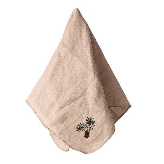 Maileg Linen Napkin Pine Cone