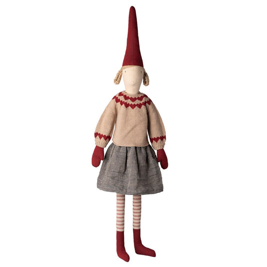 Maileg Pixy Size 6 Girl Skirt And Knitted Sweater