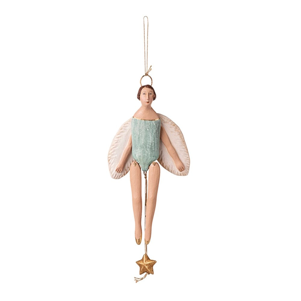 Maileg Angel Jumping Jack With Halo Small Mint