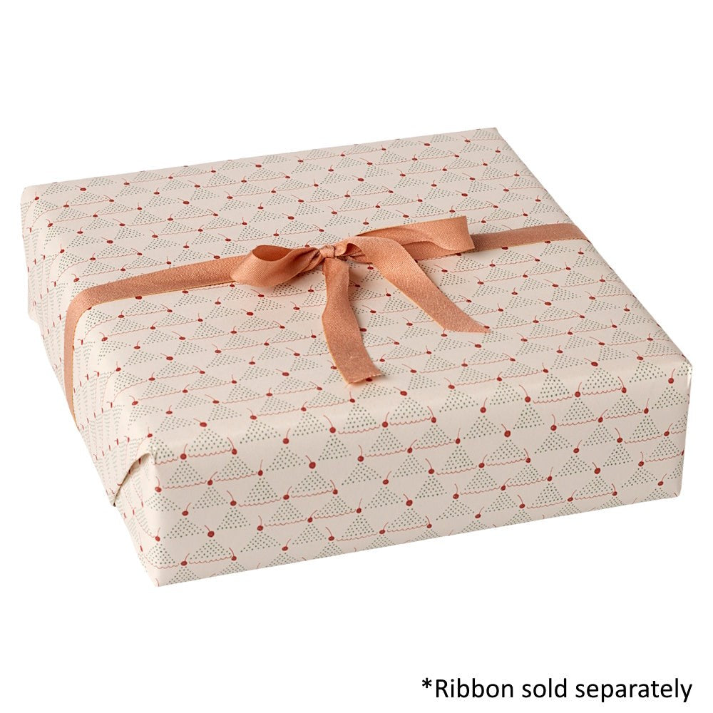 Maileg Gift Wrap Cherry Red 10m