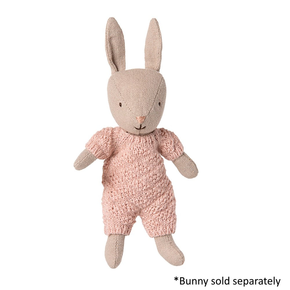 Maileg Knitted Suit Micro Rose