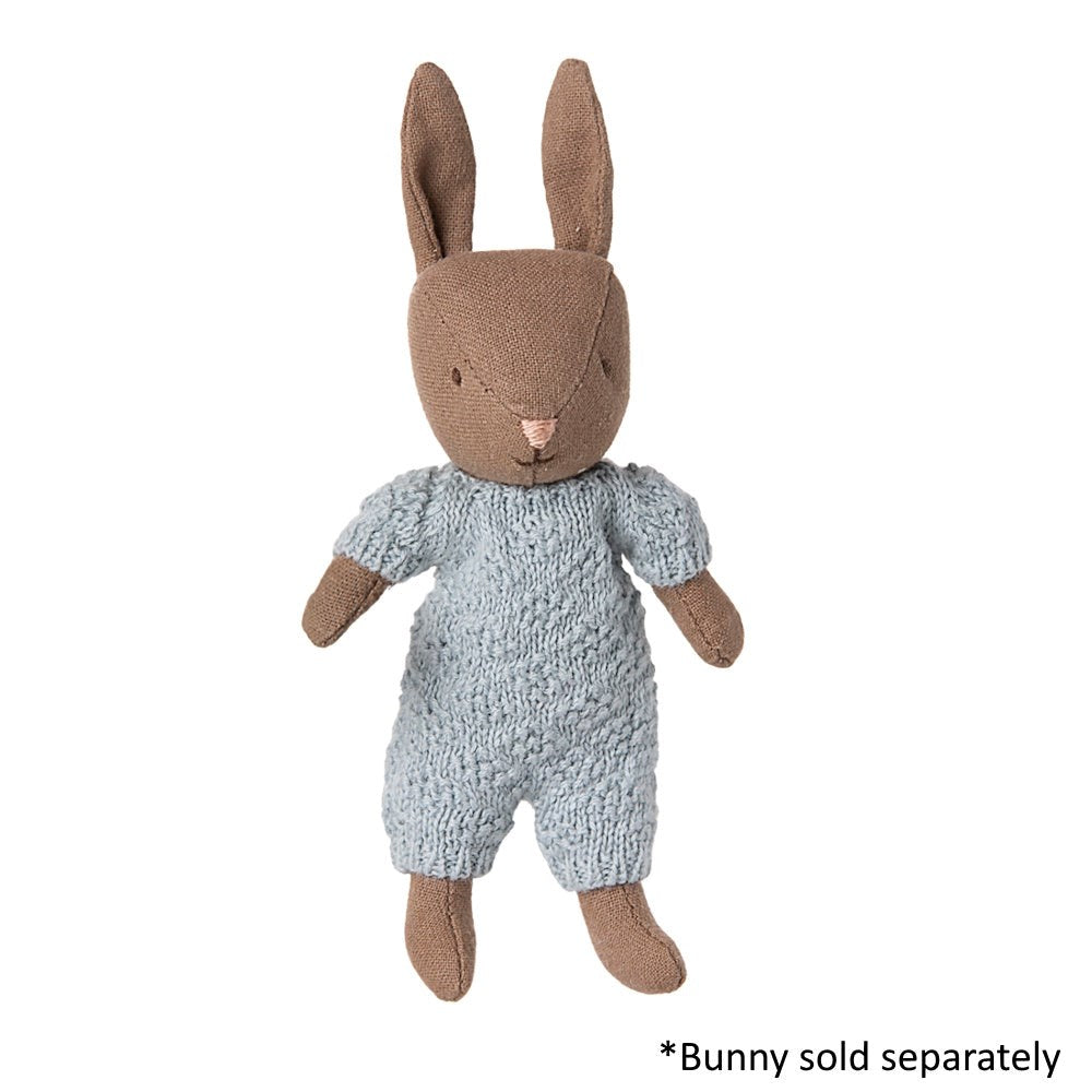 Maileg Knitted Suit Micro Blue