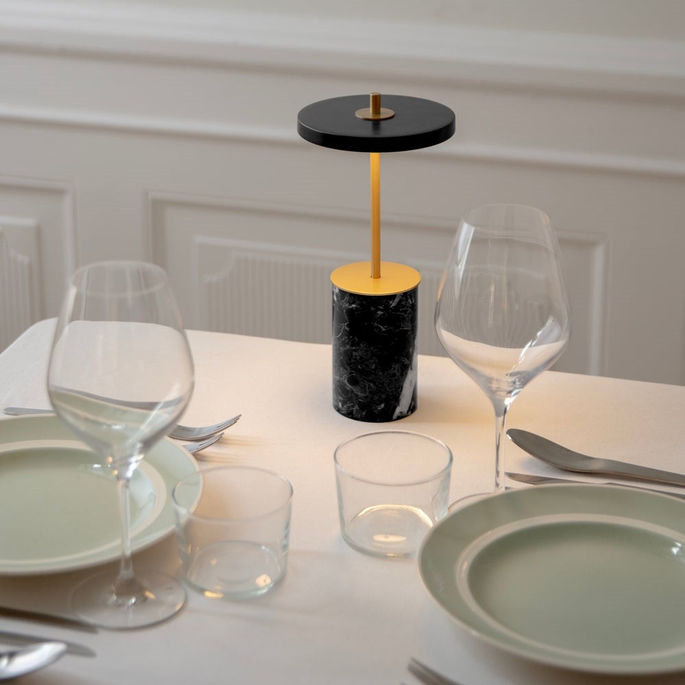 Umage Asteria Move Mini Table Lamp Marble Black