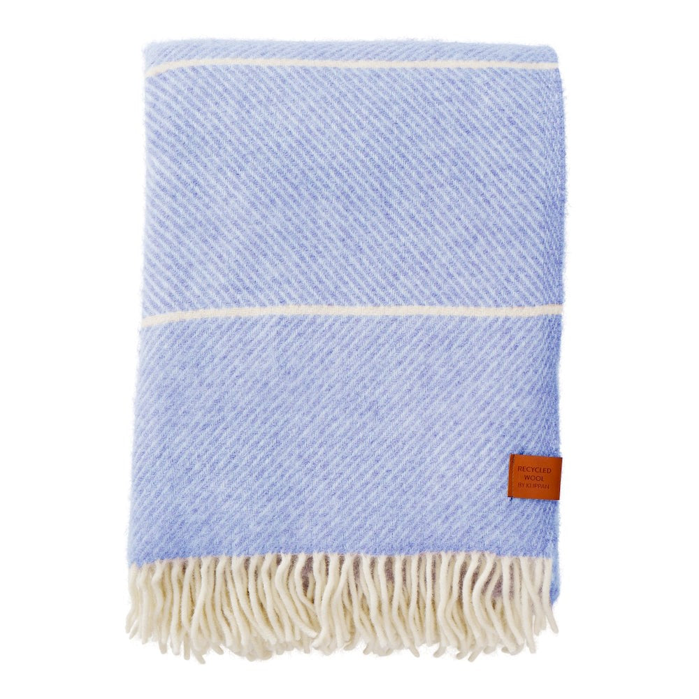 Klippan Frank Wool Blanket Infinite Blue