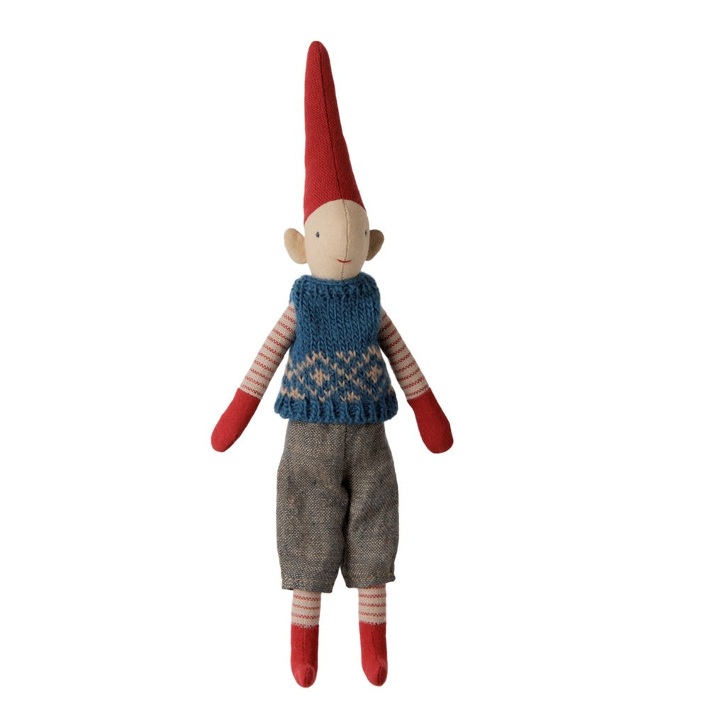 Maileg Pixy Size 1 Boy Blue Knitted Vest