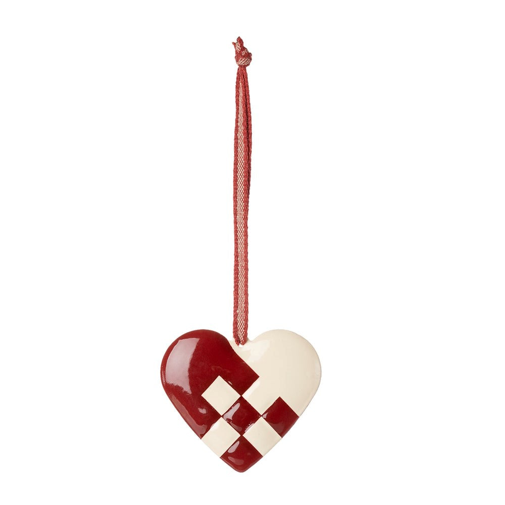 Maileg Metal Ornament Small Heart Red 2026