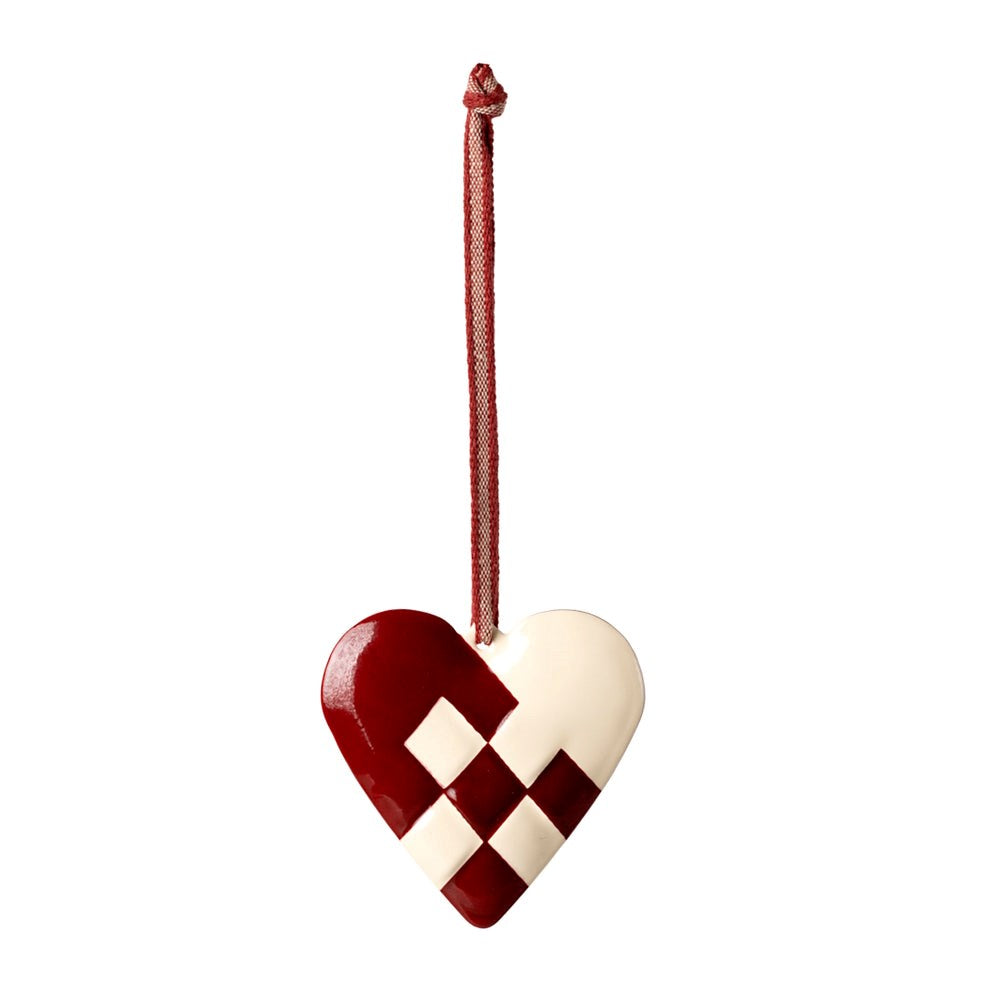Maileg Metal Ornament Large Heart Red 2026