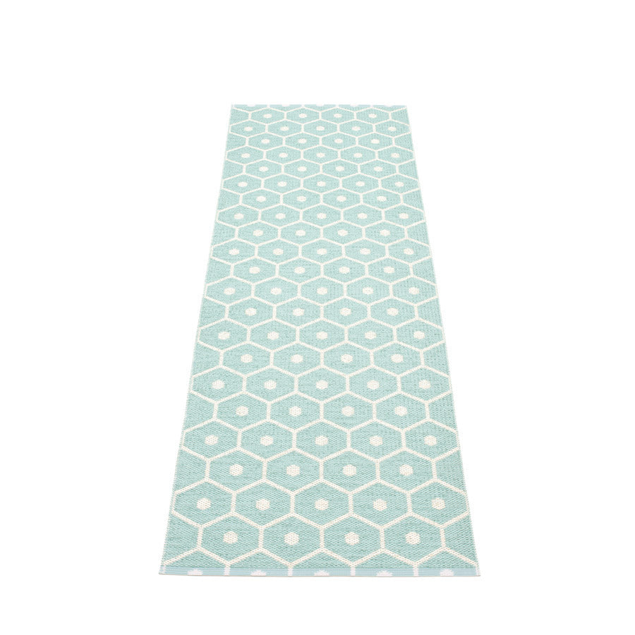 Pappelina-honey-rug-turquoise70x225