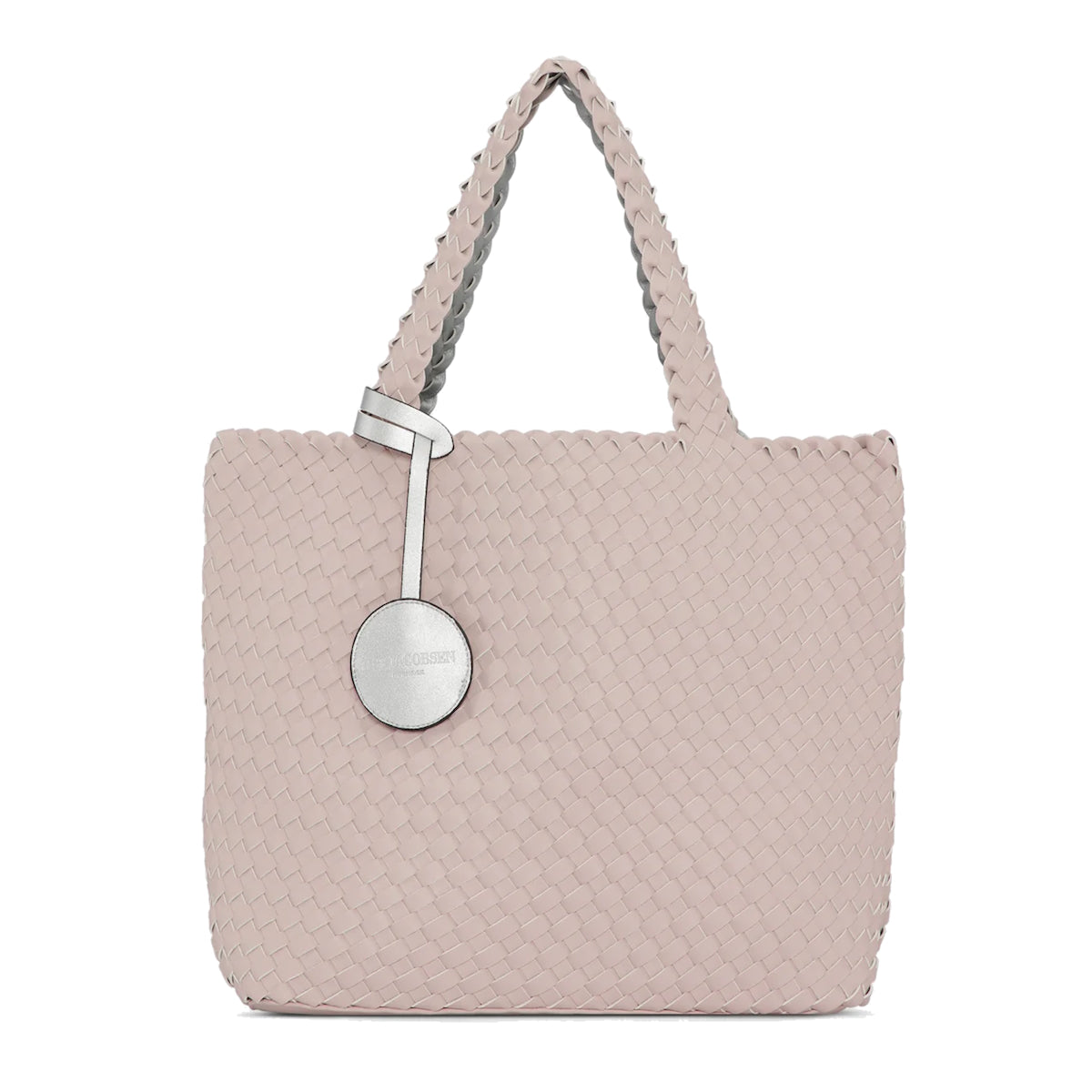 Ilse Jacobsen Woven Tote Bag rose-silver