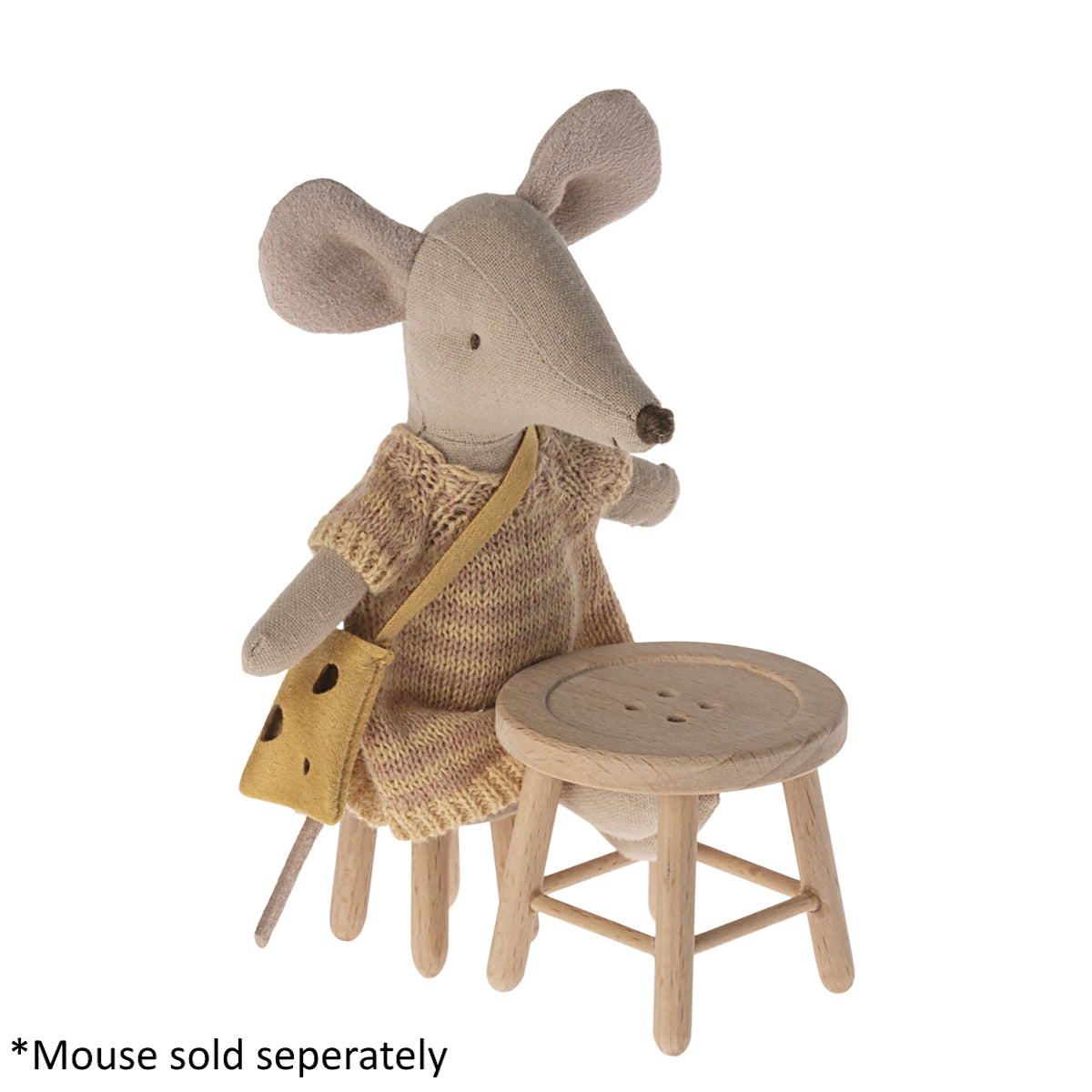 Maileg Table And Stool Set Mouse