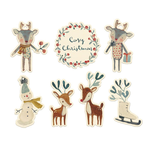 maileg-gift-tag-14pk-cosy-christmas-white