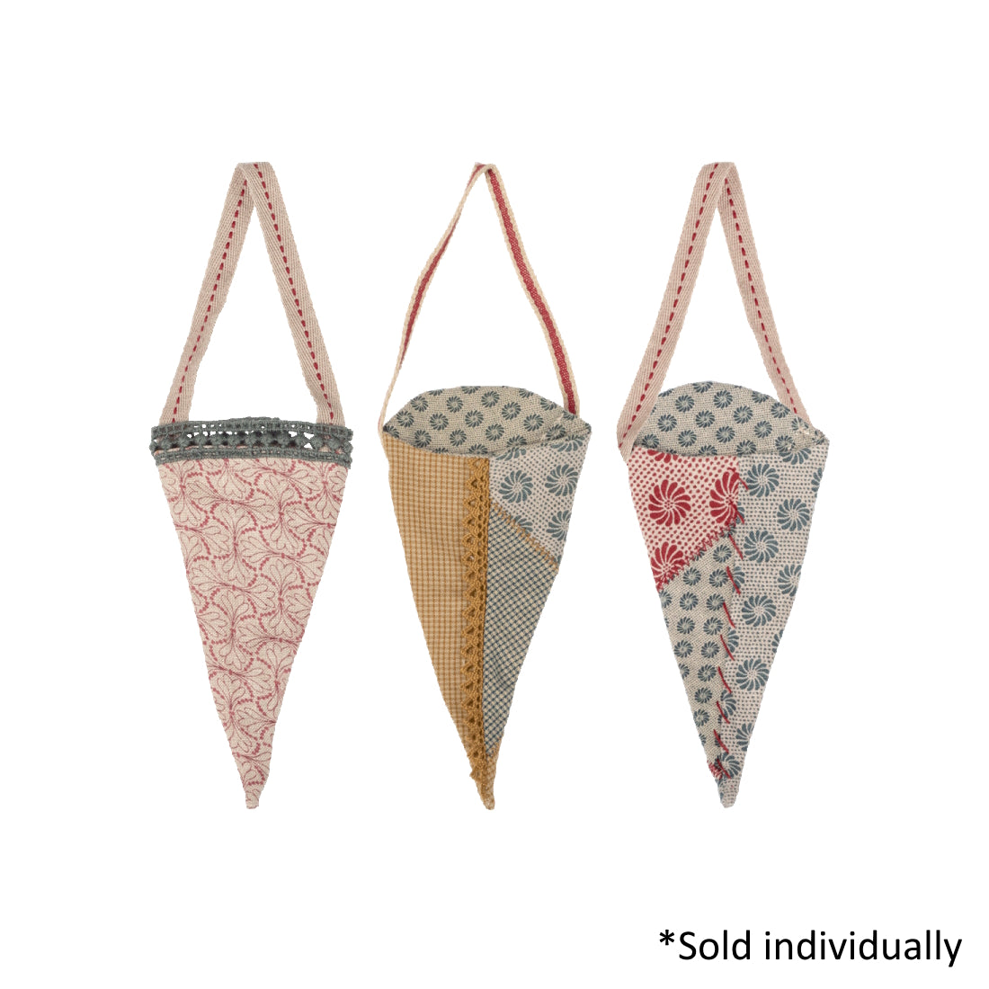 maileg-cornet-hanging-decoration-assorted