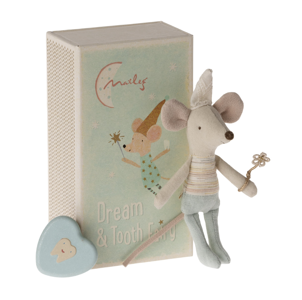Maileg Tooth Fairy Mouse Little Brother in box