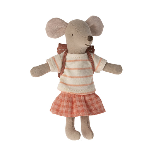 Maileg Tricycle Mouse Big Sister Coral 2024
