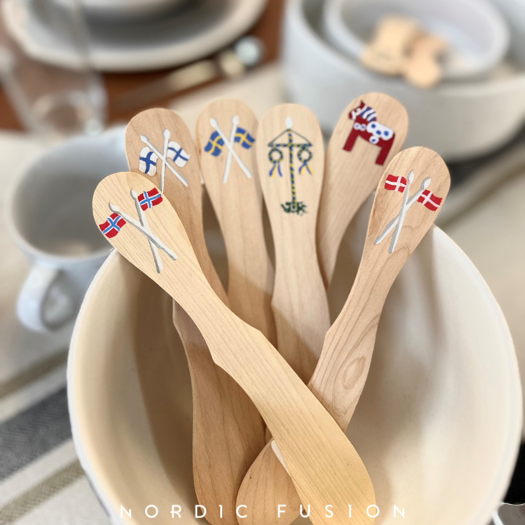 Butter Knife Swedish Flag