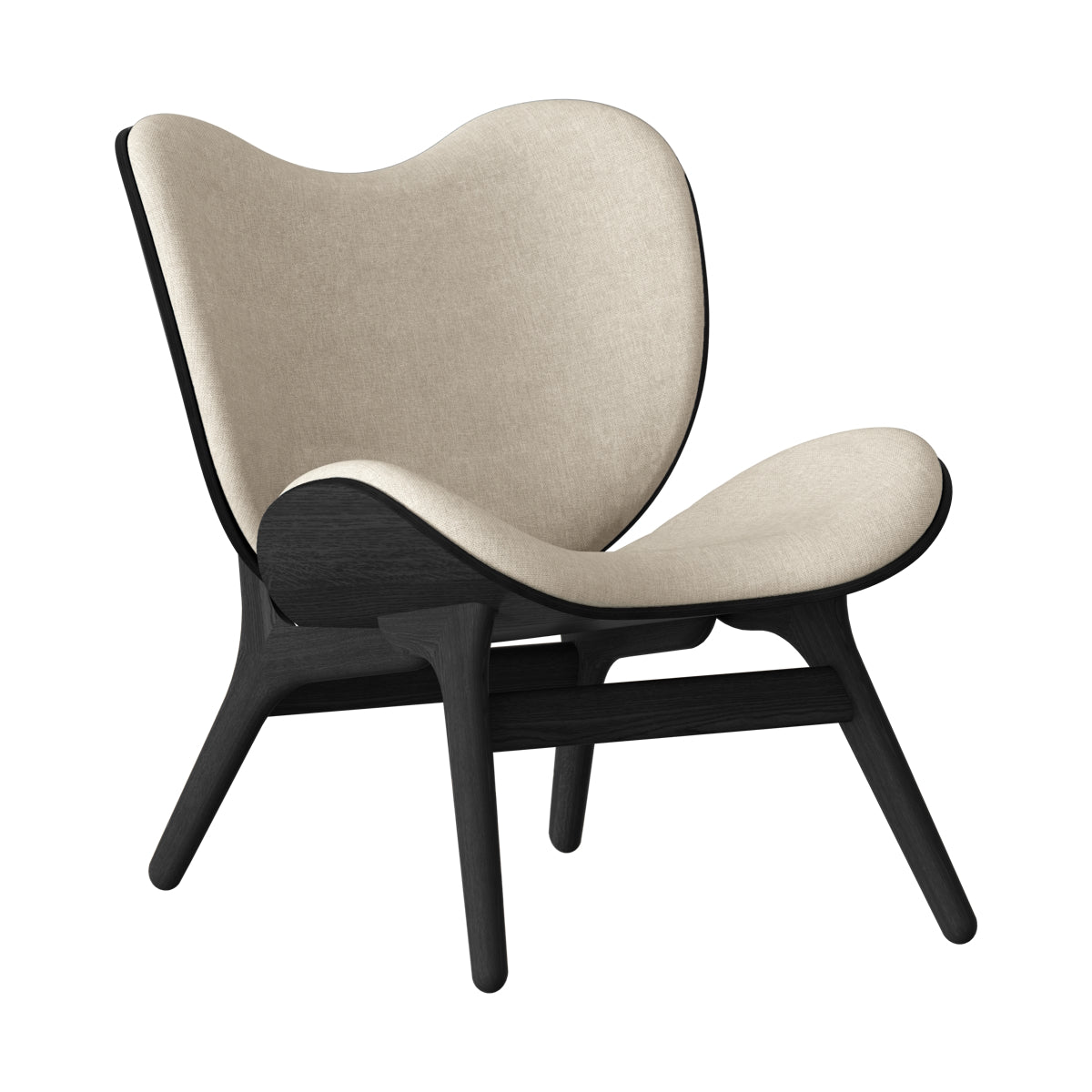 Umage-a-conversation-piece-lounge-chair-low-black-oakTangerine