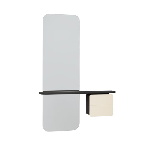 Umage One More Look Mirror Black Oak Pearl White