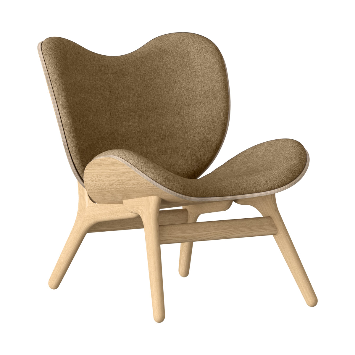 A Conversation Piece Lounge Chair Low Oak
