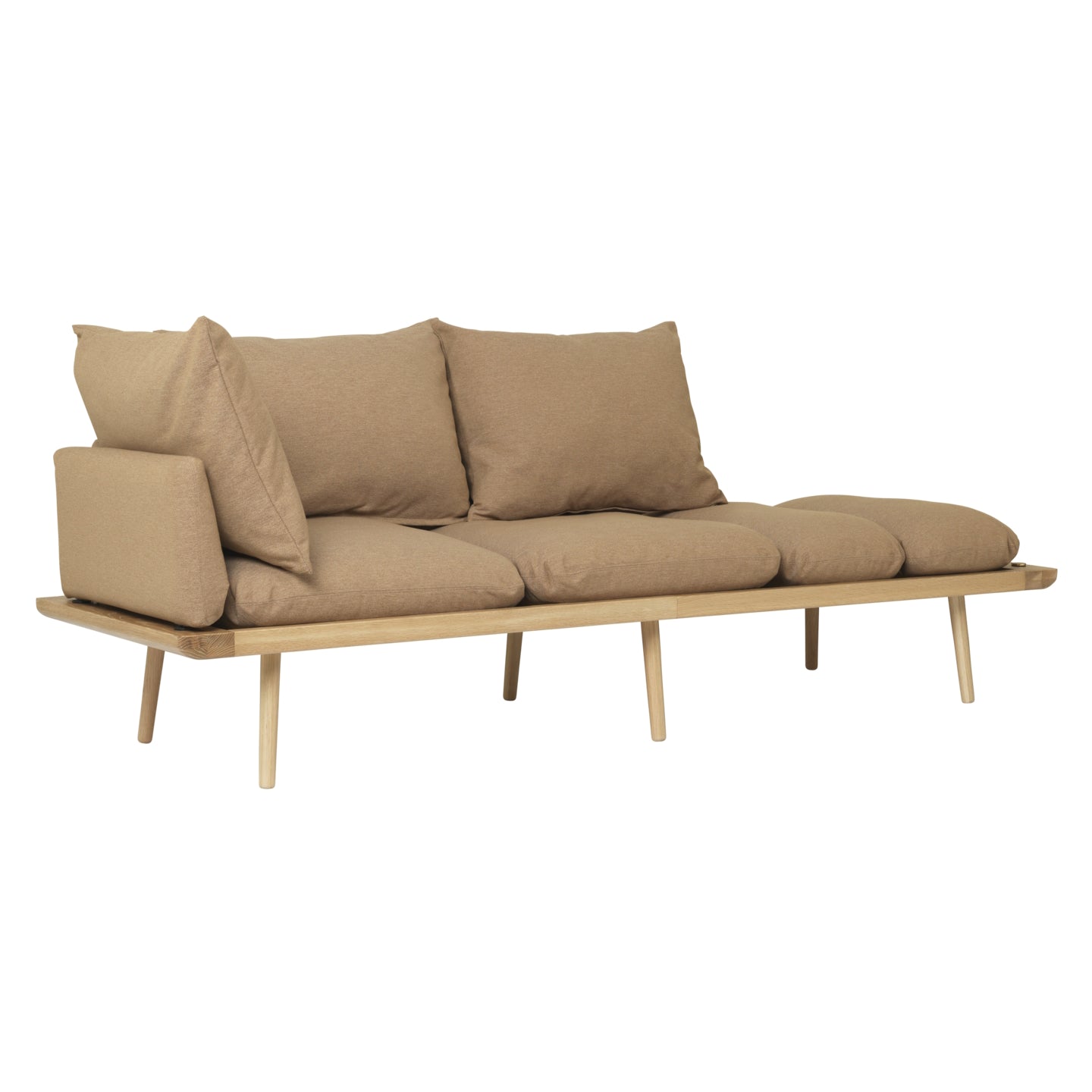 Lounge Around 3 Seater Sofa Oak