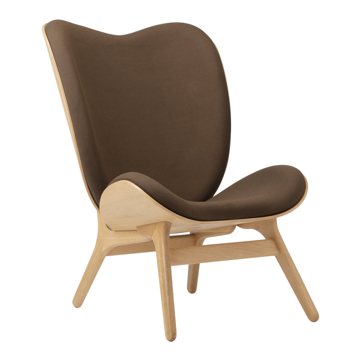 A Conversation Piece Lounge Chair Tall Oak