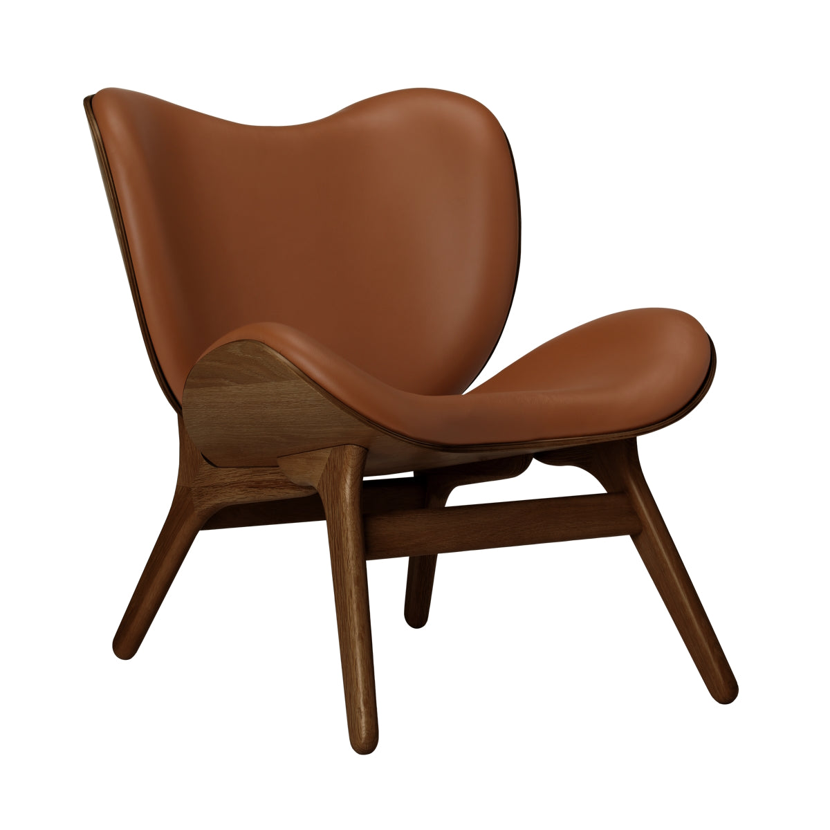 Umage-a-conversation-piece-lounge-chair-low-dark-oakTeddyBrown