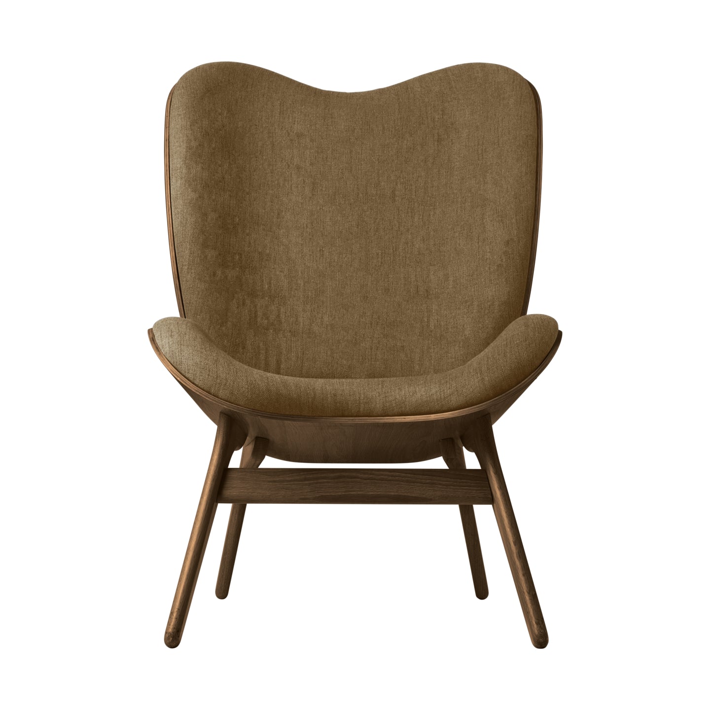 Umage-a-conversation-piece-lounge-chair-tall-dark-oakSugarBrown