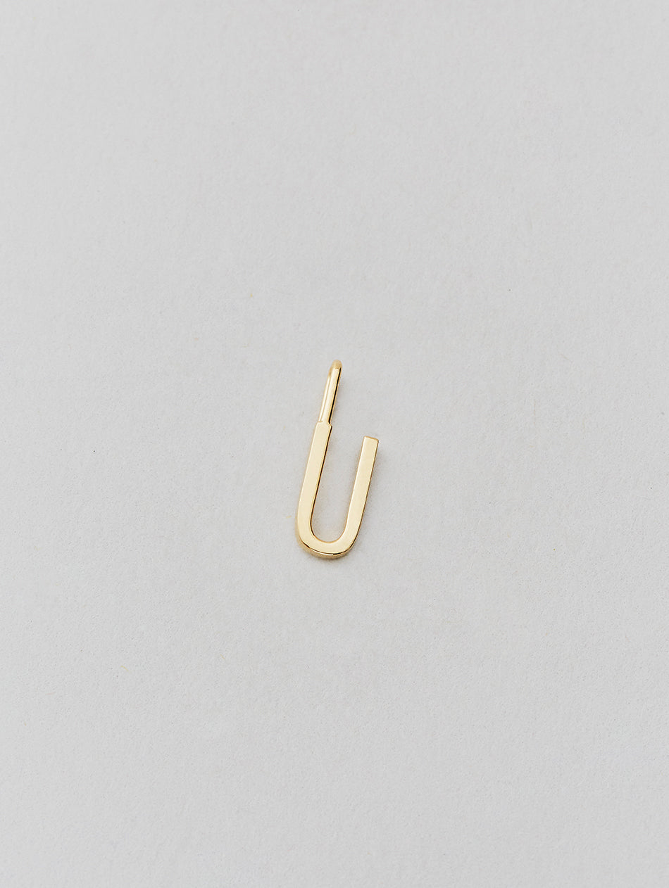 Charm Gold 10mm A-Z