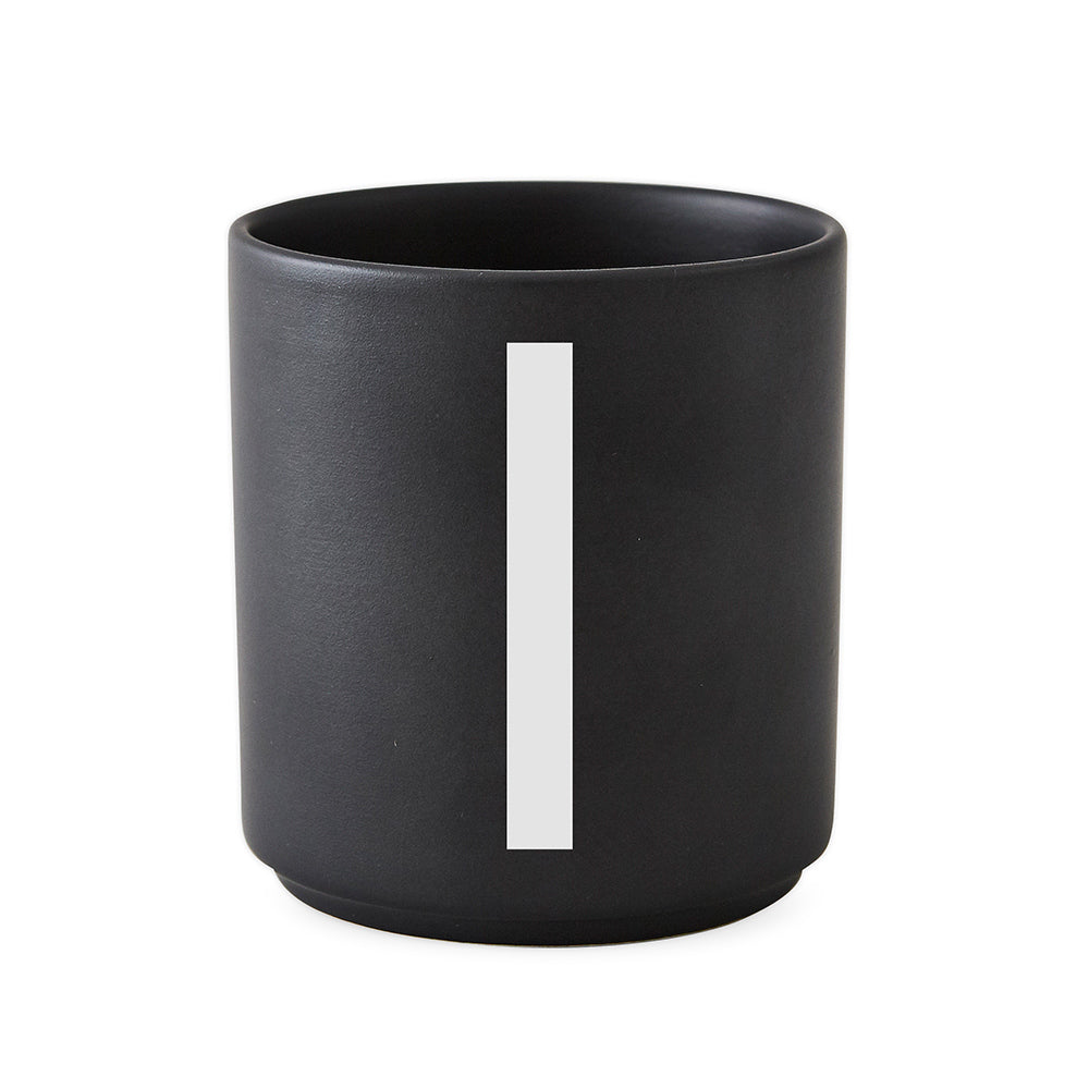 Porcelain Cup black A-Z