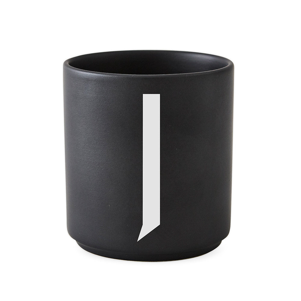 Porcelain Cup black A-Z